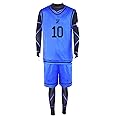 AwwwCos Anime Blue Lock Isagi Yoichi Cosplay Costume Football Jersey Sportswear Uniform Suits Sweatershirt Unisex