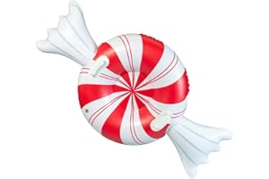 SnowCandy — Inflatable Heavy-Duty Snow Tubes Collection, Durable Cold-Resistant Winter Sledding Tubes for Kids & Adults (Multiple Styles Available)