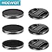 Neewer Multi-coated Lens Filter Kit for GoPro Hero 7, Hero 6, Hero 5 Includes ND8, ND16, ND32 Filters with 3 Lens Caps; Made of Aluminum Alloy Frame and HD Optical Glass