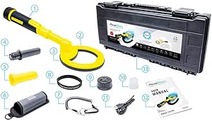 Nokta PulseDive Underwater Metal Detector &amp; Pinpointer 2-in-1 Set with 4" Coil, 3 kHz Pulse Induction Frequency