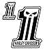 Chroma 26005 Harley Davidson Dark #1 Decal (2 pc.)