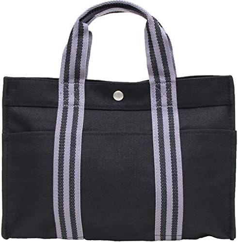 Horizontal Line Pattern Tote Bag (Medium)