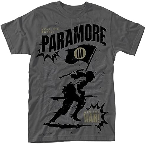 Krissry Mens Paramore Minefield Grey Official Hot Fashion T Shirt