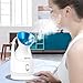 KINGDOMCARES Facial Steamer Warm Mist Moisturizing for Unclogs Pores Blackheads Acne Cleanse Humidifier for Home Facial Sauna Spa Blue