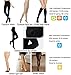 Stylekim Slimming Compression tights Footed Pantyhose stockings (S-M / Opaque black, 3 Pack)