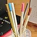 Caroyla Metallic Markers, 12-piece Metallic Marker Pens Set for Card Making, Adult Coloring Books, Art Rock Painting, Pottery, DIY Photo Album, Scrapbook, Wedding Craft