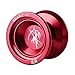 Beboo God of Death Unresponsive YoYo Professional Bearing Alloy Aluminum Yo Yo SmartU SU-02 Red