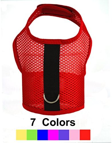 Air Mesh Dog Cat Choke-Free Vest Harness in 7 Colors