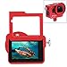 PULUZ Housing Shell Case CNC Aluminum Alloy Protective Cage with Insurance Frame & 52mm UV Lens for Hero(2018)/ 7 Black HERO6/ 5 New Hero (Red)