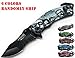 Unishow ® Walking Dead Zombie Knife with Artwork - Assort Colors, Color Randomly
