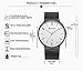 New CURREN Men Watches Fashion Classic Male Quartz Thin Dial Black Steel Watchband White 8257