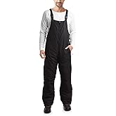 Arctic Hero Mens Bib Overalls - Insulated Waterproof Bibs Snow Pants Men Shoulder Strap Snowboard Pants with Pockets (S-2XL)