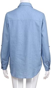blue jean tunic shirt