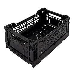 Aykasa Collapsible Storage Bins, Plastic Crate for