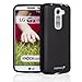 LG G2 mini Case, Fosmon DURA-FROST Smooth Durable & Flexible Slim Fit TPU Case Cover for LG G2 Mini - Retail Packaging (Black)
