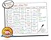 Dry Erase Meal Planner Calendar - 17