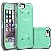 ULAK iPhone 6 Case (4.7 inch), iPhone 6s Case, Knox Armor Full-Body Rugged Dual Layer Hybrid Case (Mint Green)