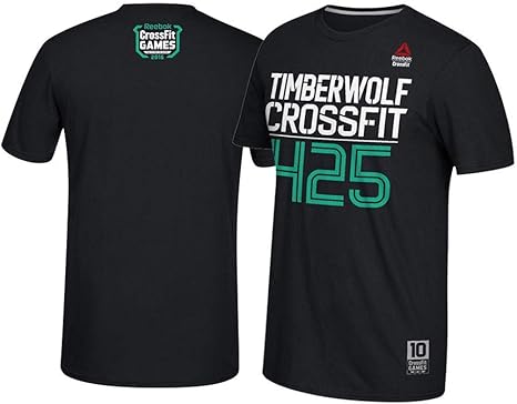 Amazon Com Reebok 2016 Crossfit Games Timberwolf 425 Men S Black T Shirt Clothing