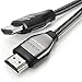 Zeskit HDMI Cable 3ft/ 1m (4K 60Hz HDR UHD 4:4:4 HDCP 2.2) HDMI 2.0 High Speed 18Gbps - 3D ARC Ethernet 2160p 1080p - Compatible with Samsung Xbox PlayStation PS3 PS4 nVidia Apple TV Fire TV Netflix