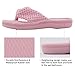 ULTRAIDEAS Women's Popcorn Flip Flop House Slipper with Memory Foam (Dark Pink,Size 9-10)