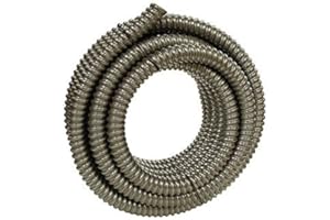 Woods 55092501 AL Flex Type Rwa Reduced Wall Flexible Conduit, 1 in X 50 Ft Coil, Aluminum