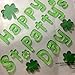 Happy St. Patty's Saint Patrick's Day Shamrock Green Gel Window Clings 22 Count