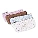 DZT1968 Pastorable Canvas Pen Bag Pencil Case Brand New Different Colors set of 4