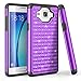 Samsung Galaxy On5 Case, On 5 Case, On5 Case, TILL Studded Rhinestone Crystal Bling Shock Absorbing Hybrid Defender Rugged Slim Case Cover For Samsung Galaxy On5 G550 [Purple]