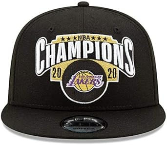 Amazon Com Los Angeles Lakers 2020 Nba Finals Champions Locker Room 9fifty Snapback Adjustable Hat Black Clothing