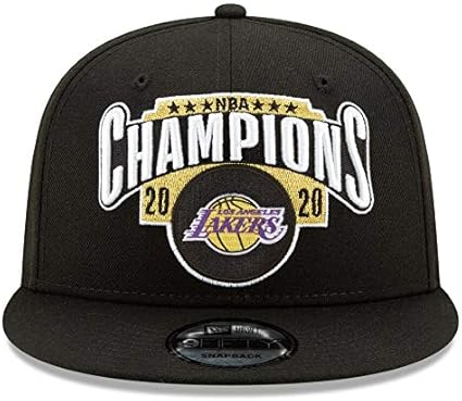 Amazon Com Los Angeles Lakers 2020 Nba Finals Champions Locker Room 9fifty Snapback Adjustable Hat Black Clothing