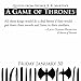 Quotes from George R.R. Martin's a Game of Thrones Book Series 2015 Calendar