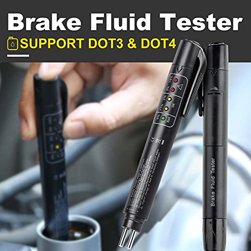 VXSCAN Brake Fluid Tester, Brake Fluid Liquid Testing Pen for DOT3 DOT4
