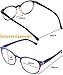 Reading Glasses Set of 3 Quality Spring Hinge Womens Readers Stylish Striped Glasses for Reading +1.75
