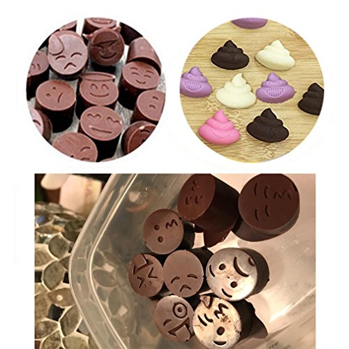 Emoji Chocolate Mold Poop Shaped Candy Making Molds Cute Silicone