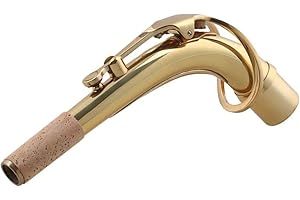 Liyafy 24.5mm Alto Saxophone Sax Bend Neck Brass Material Sax Replacement Part