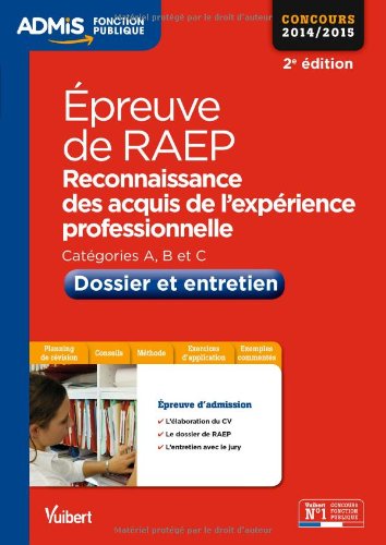 Épreuve de RAEP, reconnaissance des acquis de l'expérience professionnelle