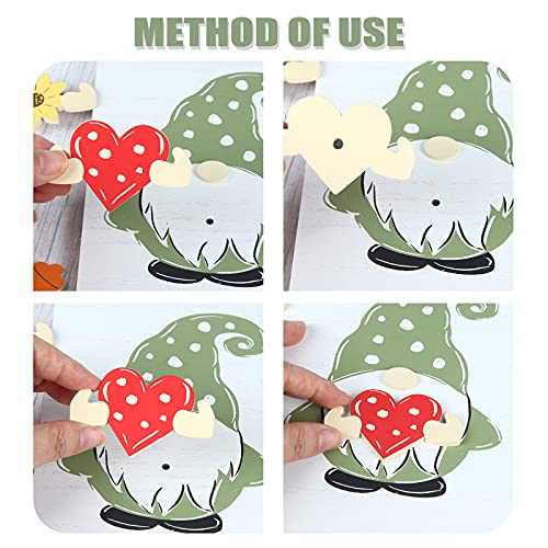 Interchangeable Seasonal Welcome Sign for Front Door Decoration Rectangular Rustic Wood Front Porch Welcome Sign with 15 Icons changeable Sign for Thanksgiving, Christmas Holiday, Housewarming Gifts