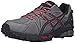 ASICS Men's Gel-Kahana 8 Trail Runner, Shark/Black/True Red, 12 M US