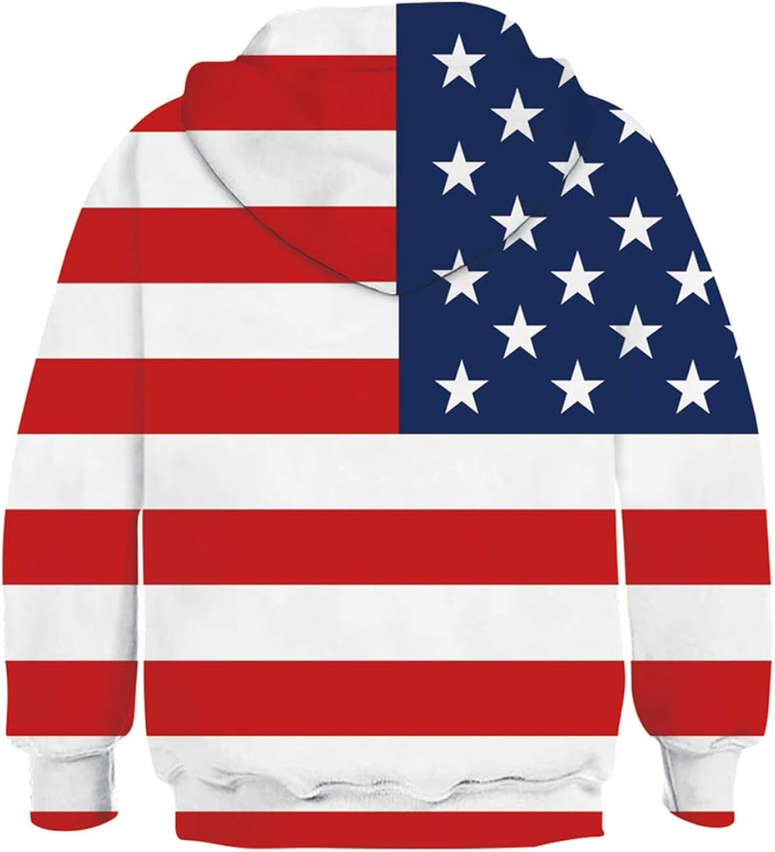 UNICOMIDEA Kids Hoodies Pullover 3D Sweatshirt Jumpers for Boys Girls 6-16 Years Old: Clothing