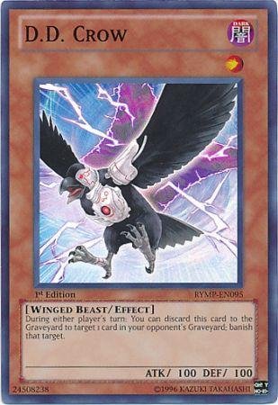Yu-Gi-Oh! - D.D. Crow (RYMP-EN095) - Ra Yellow Mega-Pack - 1st Edition - Super Rare