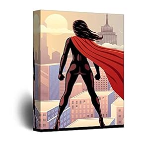 Female Superhero Comic Giclee Pop Art Art | 12x18 inches