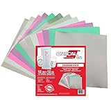 Oracal 651 Fashion Pack - Adhesive Craft Vinyl for Cricut, Silhouette, Cameo, Craft Cutters, Printers, and Decals - 12