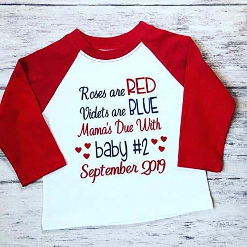 Amazon.com: Valentine's Day Pregnancy Announcement Shirt ...