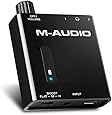 M-Audio Bass Traveler | Portable Powered Headphone Amplifier with Dual Outputs and 2-Level Boost