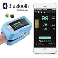 Jiad Kde Finger Pulse Monitor Wireless Bluetooth Pulse Oximetry Monitoring Household Household Medical Equipment