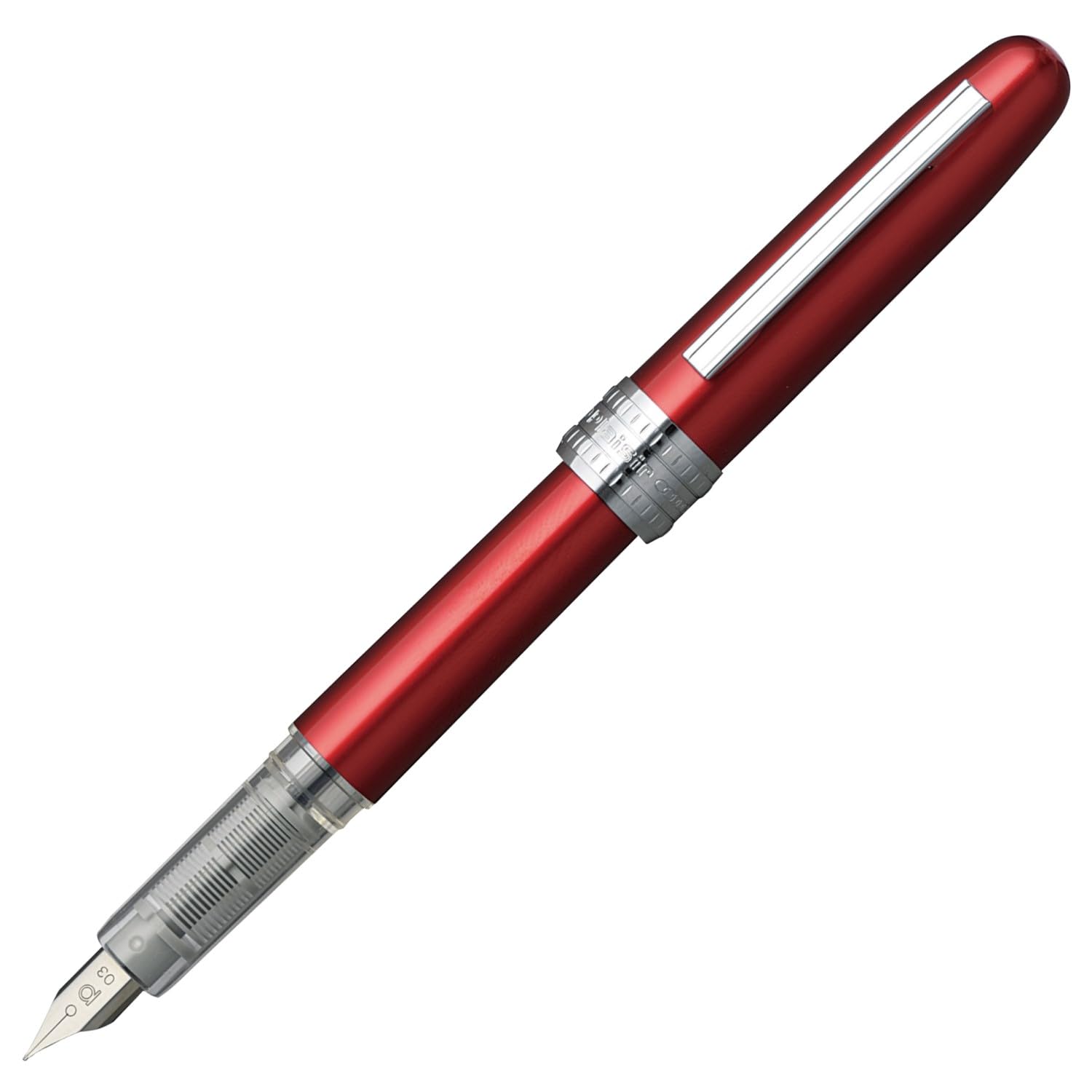 Platinum Plaisir Fountain Pen Pgb-1000 Red Fine,PGB-1000-#70-F,1