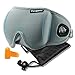 Sleeping Mask for Men and Women,Adjustable 3D Contoured Eye Mask Eye Shade,Blocking Light Blindfold Sleep Mask No Pressure on Your Eyelids Great for Sleeping,Travel,Nap,Shift Work,Meditation