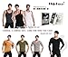 Hoter Mens Body Shaper Slimming Vest, Men's Compression Base Layer Slim Compression Muscle Tank Shapewear Grey
