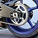 Shogun Yamaha YZF-R6 R6 2017 2018 2019 2020 Swingarm Spools - Sliders - Black - 701-0659 - MADE IN THE USA