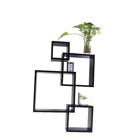 Amazon Com Cypressshop Wall Mounted Wood Floating Square